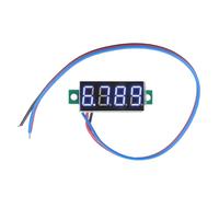 Durability 4Digit LED Voltages Tester Panel Meter DC0-100V with High Precise &Low Power Consumption 0.3% Accuracy Digital Voltmeter