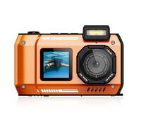 Durability ABS 6500W Pixel Camera With10Meter Waterproof Capability Multiple Modes Underwater Camera Double Screen