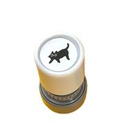 Durability ABS Animal Stamp Featuring Adorable Black Cats Easy to Carry Ideal for Students Teachers Families Office Stamp