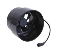 Durability ABS Inline Blower Fan 97mm Ventilation Fan for Boat and Motorhomes Ventilation Systems 12V Low Power Bilge Exhaust Vent