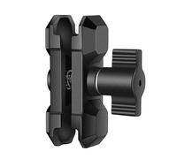 Durability Aluminum 60mm Double Socket Arm Clamp Mount For 20mm Bases Ideal For Bicycles And Motorcycles Holder Camera Mount