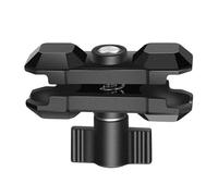 Durability Aluminum 60mm Double Socket Arm Clamp Mount for 20mm Bases Ideal for Bicycles and Motorcycles Holder