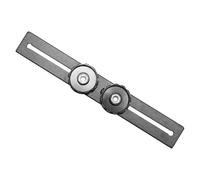 Durability Aluminum Double Flashes Tripod Mount Bracket 7.87Inch Extension For Professional Photography And LED Flashes