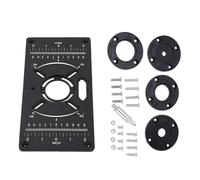 Durability Aluminum Router Plate for Precise and Stability in Woodworking and Project for Accurate and Stable Trim Aluminum Routers Table Plate