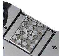 Durability Brass Shutter Release Button With Engraveds Florals Pattern For XT30 A7C2 Camera Enhances Grip Stability Flower Shutter Button