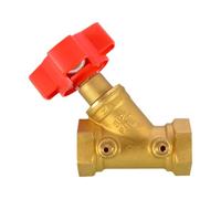 Durability Brasses Heating Systems Balances Valves Digital Locking Mechanism Heavy Type Radiator Balancing Valves Precises Flows Temperature Regulation for Home Heating