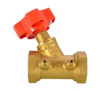 Durability Brasses Heating Systems Balances Valves Digital Locking Mechanism Heavy Type Radiator Balancing Valves Precises Flows Temperature Regulation for Home Heating