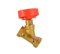 Durability Brasses Heating Systems Balances Valves Digital Locking Mechanism Heavy Type Radiator Balancing Valves Precises Flows Temperature Regulation for Home Heating