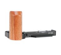 Durability Camera Handle Minimalist Styles Wood Quick Release Base Plate Handle for ZVE10 Camera Improvement of Handling