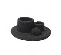 Durability Cement Burning Tray Burners Holder With Ashes Catchers For Meditations Home Decors Spiritual Practice Concrete Incenses Holder