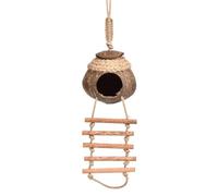Durability Coconuts Shell Bird Nest Coconuts Parrots Hanging House Hideouts For Pet Lover And Bird Breeders Indoor Outdoor Cage
