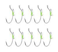 Durability Fishing Hook Glowing Technology and Spring Secure Live Baits Increased Success in Low Light Condition Fishing Lures