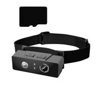 Durability Headlamp Camera 1080p With Gesture Control Light Headlights Sport Camera Memory Card For Extended Use Headlamp Camera