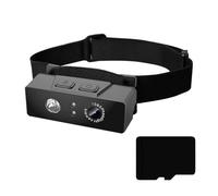 Durability Headlamp Camera 1080p With Gesture Control Light Headlights Sport Camera Memory Card For Extended Use Headlamp Camera