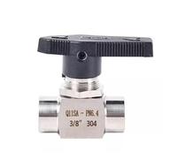 Durability High Temperatures Resistant Stainless Steel Three Way Valves Compacts Design Easy Assembly Hydraulic Ball Valves