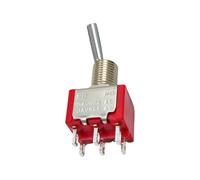 Durability Iron Small Toggle Switches Guitar Pickup 2 Position 6 Pin for Frequent Use by Professional Musicians Coil Split Iron Materials