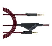 Durability Nylon Braided 3.5mm Cable High Fidelitys Sound Transmission for A10 A40 A50TR MixAmp Headsets Nylon Braided Gaming Headsets Cable