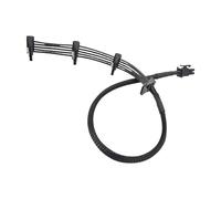 Durability Nylon Braided 6PIN to 4SATA Power Cable for X-1250XM2 X-1050XM2 Module Power Units Psus Extension Cable