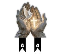 Durability Outdoor Memorials Ornaments Stake Resistant to Extreme Weather Conditions Include Frosts and Heat for Gardens Wall Decoration