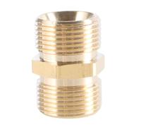 Durability Pressure Washer Hose Extension Adapter M22-15mm M22-14mm Male Brass Fitting Leak Proof Hose Connector Pressure Adapter