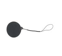 Durability PU Leather Lens Cover For Cameras Caps With Secure AntiLoss Strap Easy Installation Lightweight AntiLost Caps