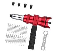 Durability Rivet Tool Adapter with 100Rivets AntiCorrosion Coating Reverse Drill Function for Projects Easy Processing Drill to Rivet Converter