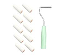 Durability Soft Grip Sponge Paint Roller Tool with Comfortable Handle Roll Brush for Detailed Painting Projects Thumb Roller Head with Handle