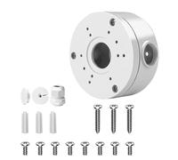 Durability Surveillances Camera Mount, Metal Ceiling Bracket Waterproof Junction Box for CCTV Use Hide Cable Aluminum Mount Bracket