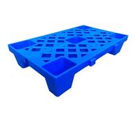 DurabLarpalette Plastic Pallets StackabMoistureResistant 1322 lbs CapaciMultiColor Various Sizes (Blue 60x40x10cm/24x16.5x4in)