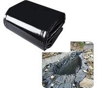 Durable 0.2mm Thick Black PVC Pond Liner 2X4m 3X8m 6X9m Pliable Rubber Liner for Small Fish Ponds Streams Fountains Water Gardens Strong and Long Lasting