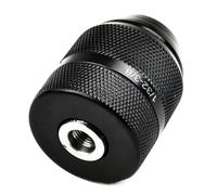 Durable 0 8 10mm Metal Drill Chuck, 3/8 24UNF Thread, Reliable Locking Function with Ratchets, Suitable for Percussion Drills