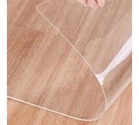Durable 1.5mm Thick Office Chair Mat for Hardwood Floors Clear PVC Non Slip Desk Protector for Computer & Gaming Chairs 160x240cm Wood & Tile Floor Protection