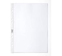 Durable 100 PP A4 Glass Clear Punched Pockets - Pack of 10 100 sleeves (bags)