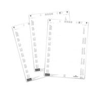 Durable 100302 non-adhesive label 80 pc(s) White Rectangle