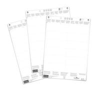Durable Insert Labels 100 x 38 mm for Ticket Holders, 240 Labels on A4 Sheets, White, 102202