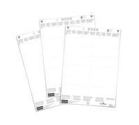 Durable 102202 self-adhesive label Rectangle White 240 pc(s)