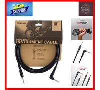Durable 10ft D'Addario Classic Series Guitar Cable - Low Capacitance & Reliable
