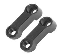 Durable 10mm Mirror Extender Adapters Ideal for F900XR F900R S1000XR S1000R, Aluminium Alloy Spacers Extension Kit for Improved Rearview, 2pcs Adapters (Black)