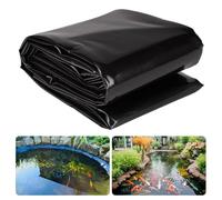 Durable 11x18m Black Pond Liner Flexible Waterproof Material for Fish Ponds Water Gardens Fountains & Waterfalls Perfect for Landscape Design & Outdoor Spaces
