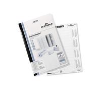 Durable 146102 Badgemaker, PrinTable Name Badge Insert Sheets, White, 17 x 67 mm - 200 Inserts