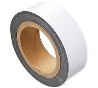 Durable 170902 Magnetic Identification Tape, 5m x 40 mm, Can be Cut to Any Size, White