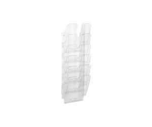 Durable 1709763400 FLEXXIBOXX Brochure holder Transparent A4 12 co...