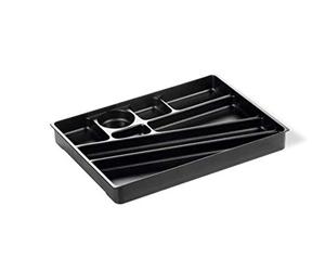 Durable 1712004058 Atlanta Catch-All Plastic Insert Drawer - Black