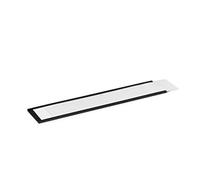 Durable Magnetic C-Profile Ticket Lable Holders | 50 Pack | 200 x 40mm | Black