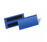 Durable Magnetic Document Pocket 100x38mm Dark Blue (Pack of 50) 174107