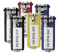 Durable Key Clips 6 Red