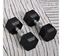 Durable 20kg Hex Dumbbell Set - Perfect for Home Fitness - HOMCOM