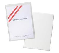 Durable 213419 Protective ID Card Cover for DIN A7 74 x 105 mm Documents Pack of 10 Transparent