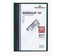 Durable 2200/32 A4 3mm Duraclip File - Dark Green