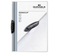 Durable 226001 - Swingclip Report Folder 30 Shts A4 Blk 226001 (PK25)